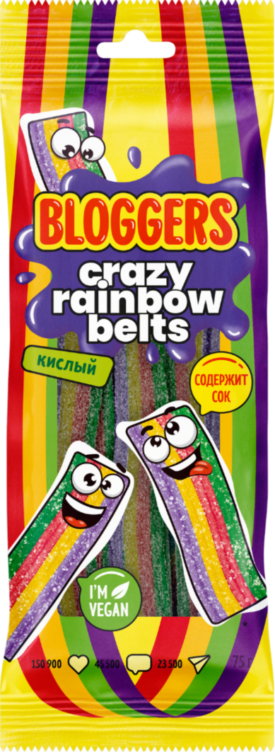 BLOGGERS rainbow со вкусом тутти фрутти